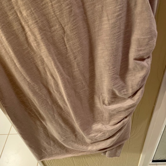 Long sleeve taupe dress - Picture 4 of 4